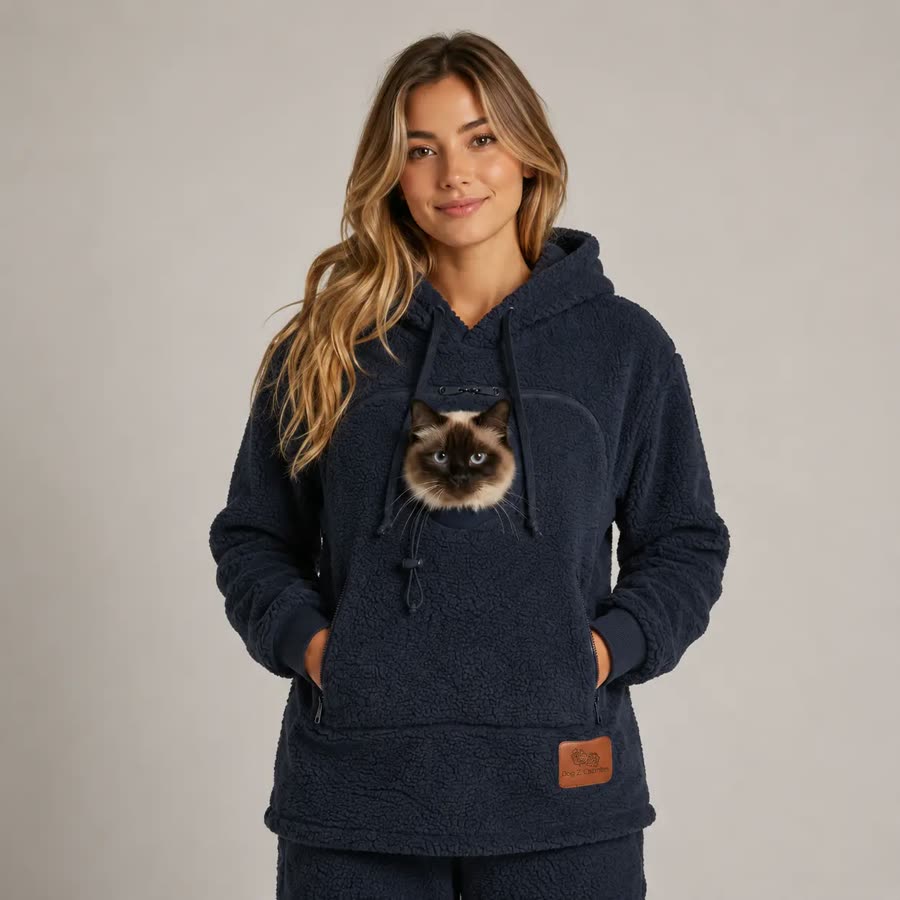 PawHug hoodie in Navy
